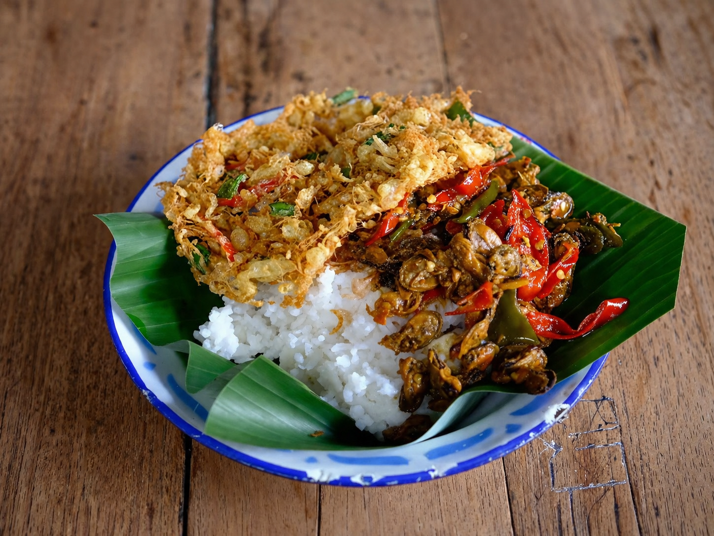 Nasi Kerang Telur